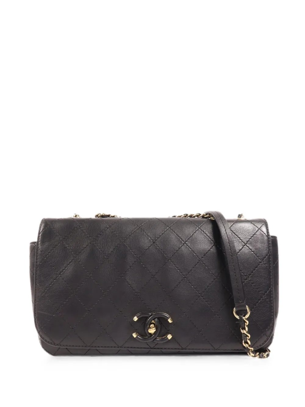 CC turn-lock shoulder bag