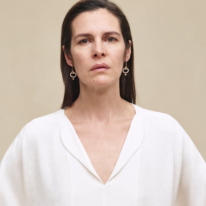 Blanc Cassé "H Kelly" Caftan