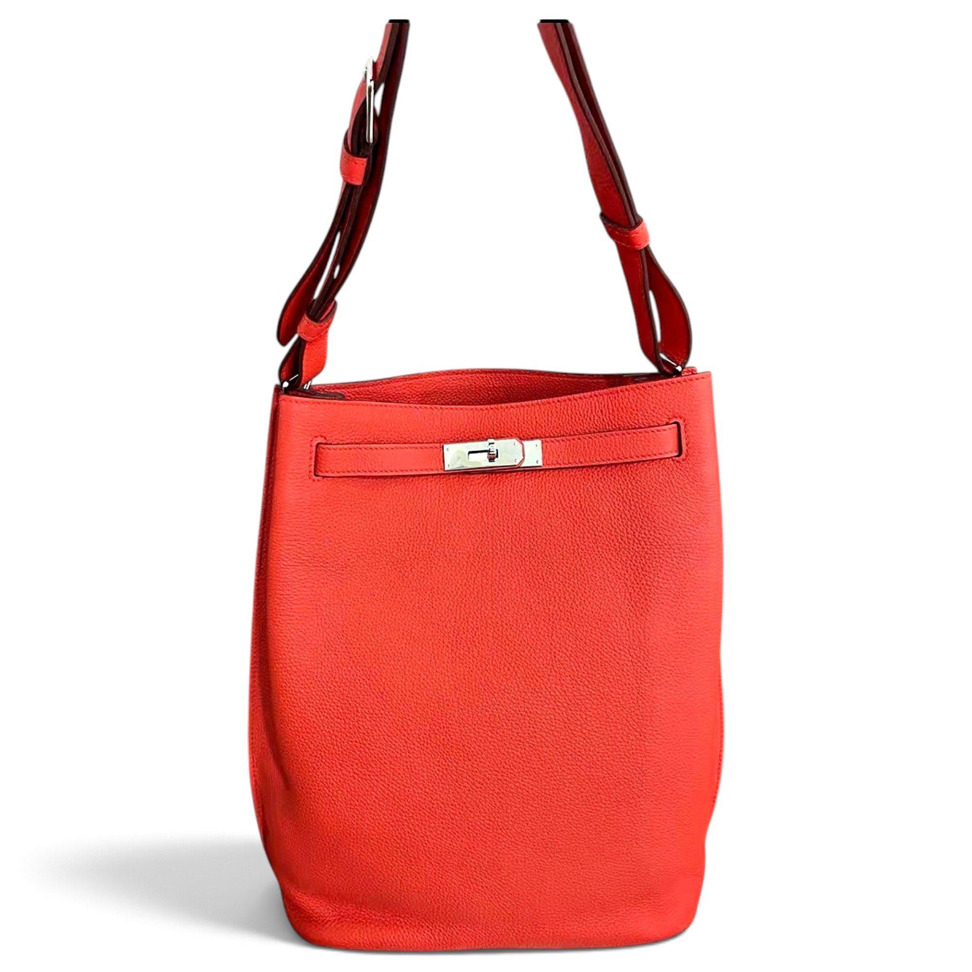 So Kelly leather handbag