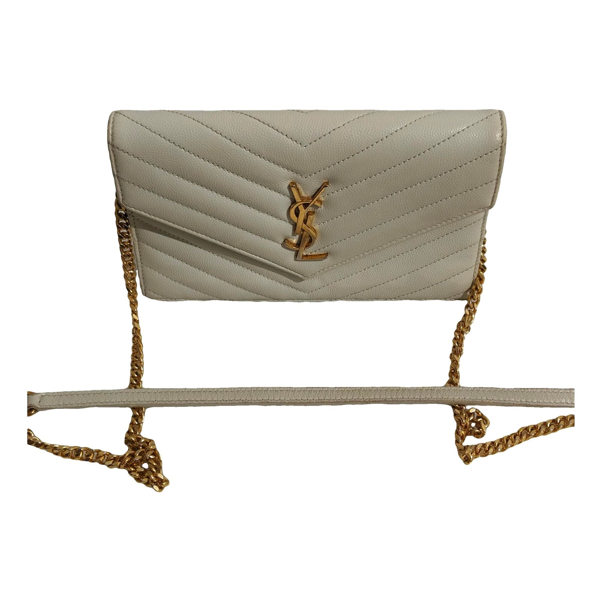 Portefeuille enveloppe leather crossbody bag