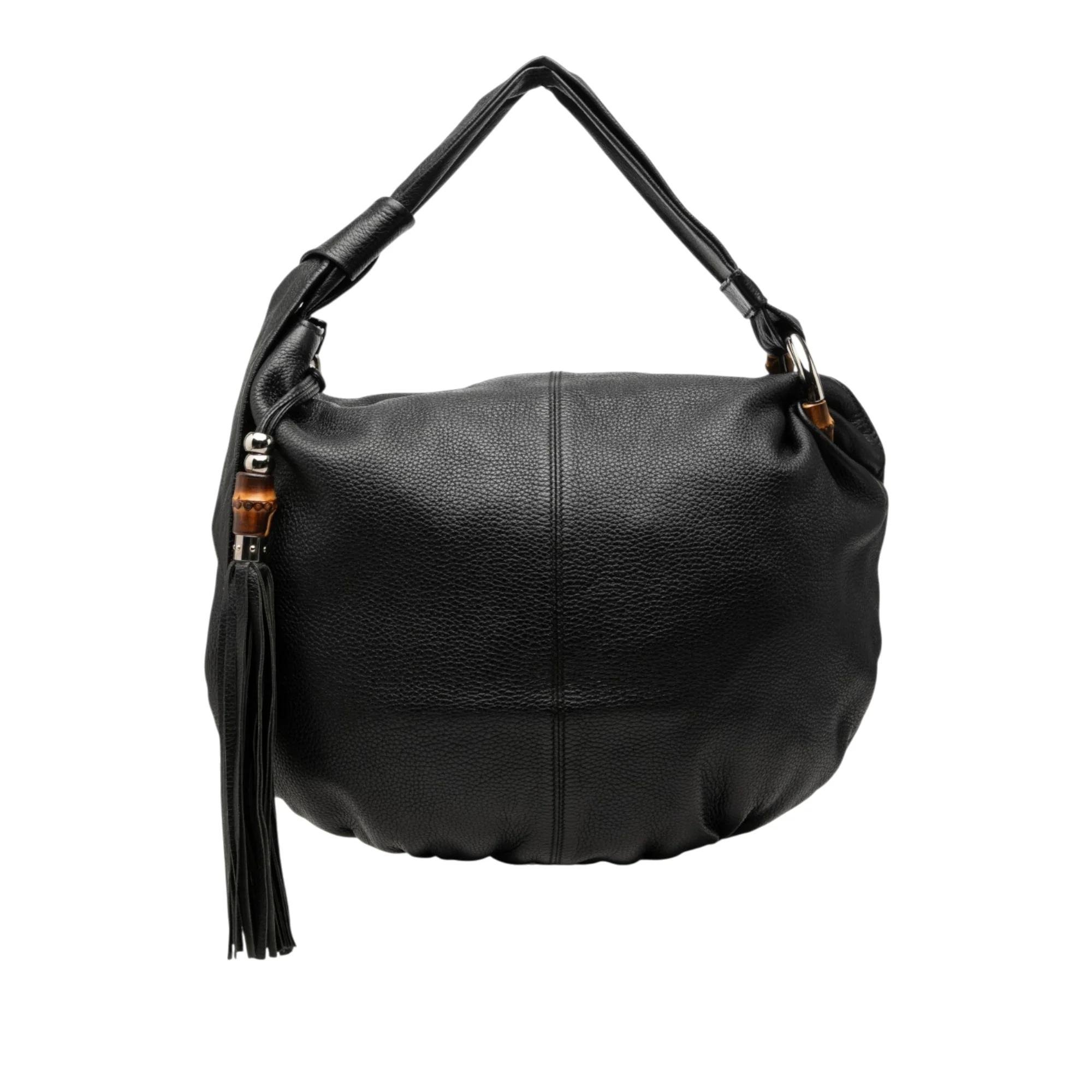 Bamboo leather handbag