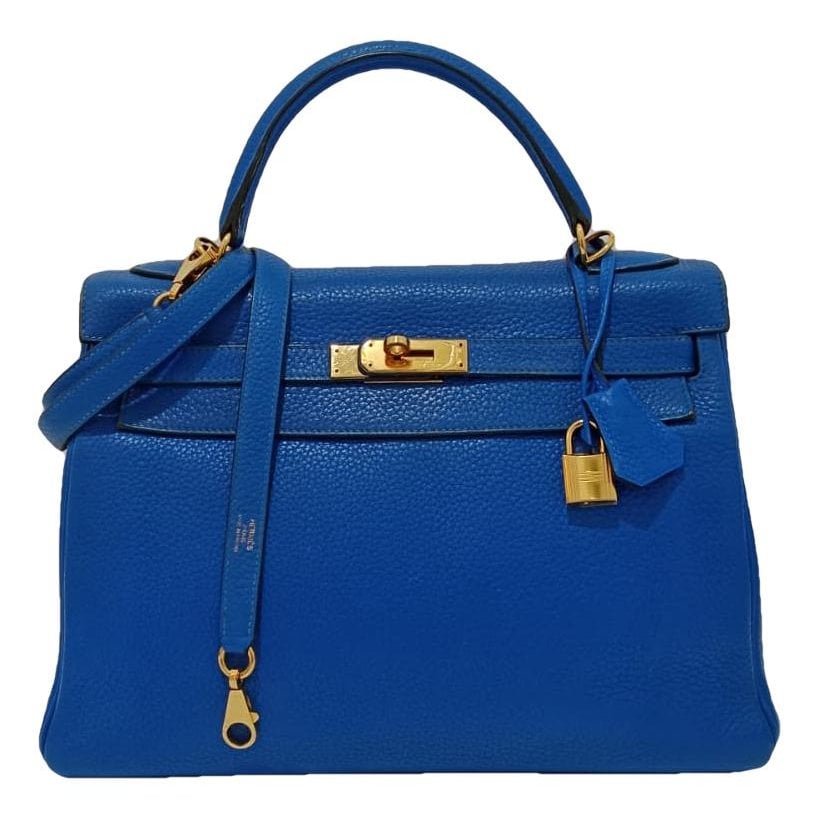 Hermes Kelly 32 Handbag Evercolor Leather 2012