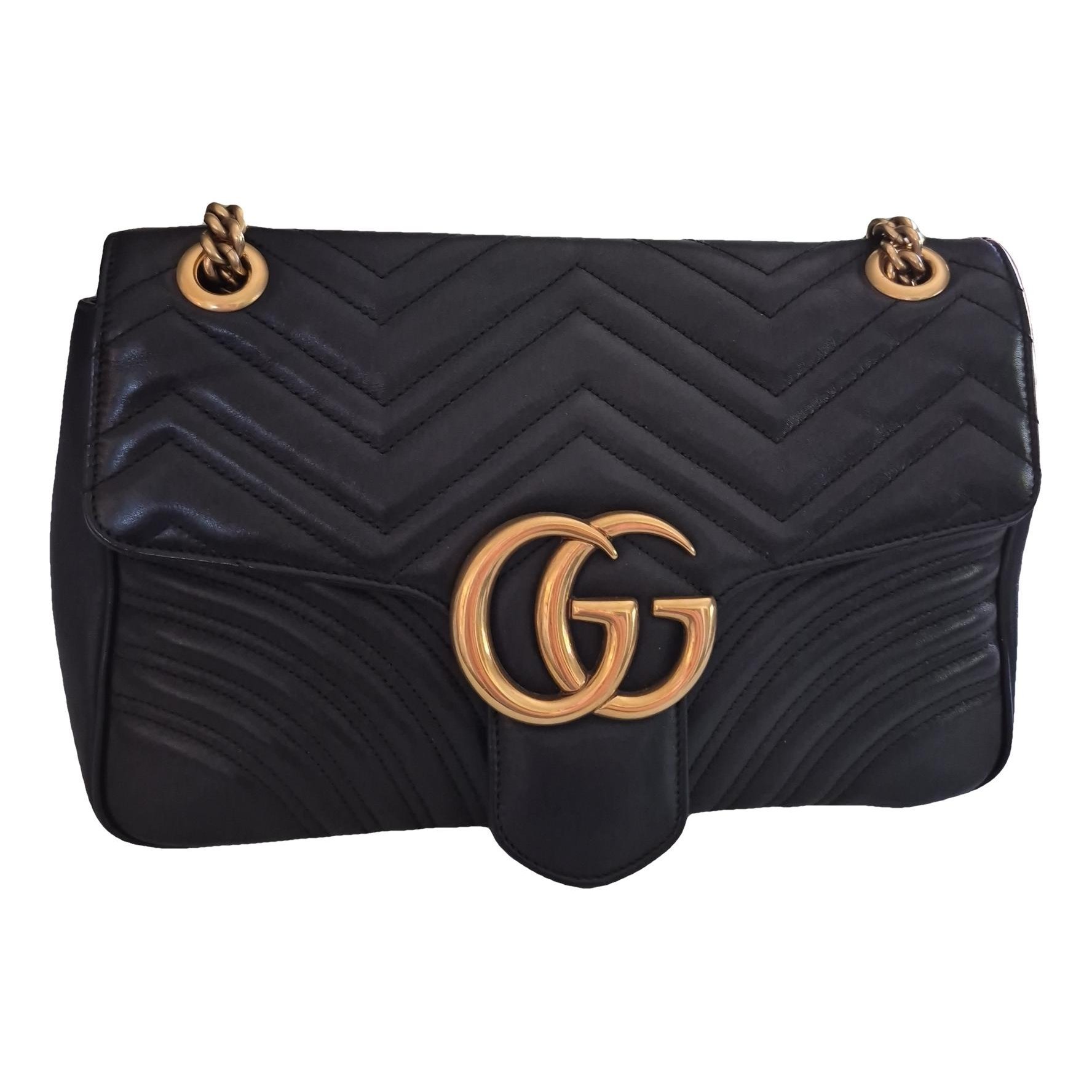 GG Marmont Flap leather crossbody bag