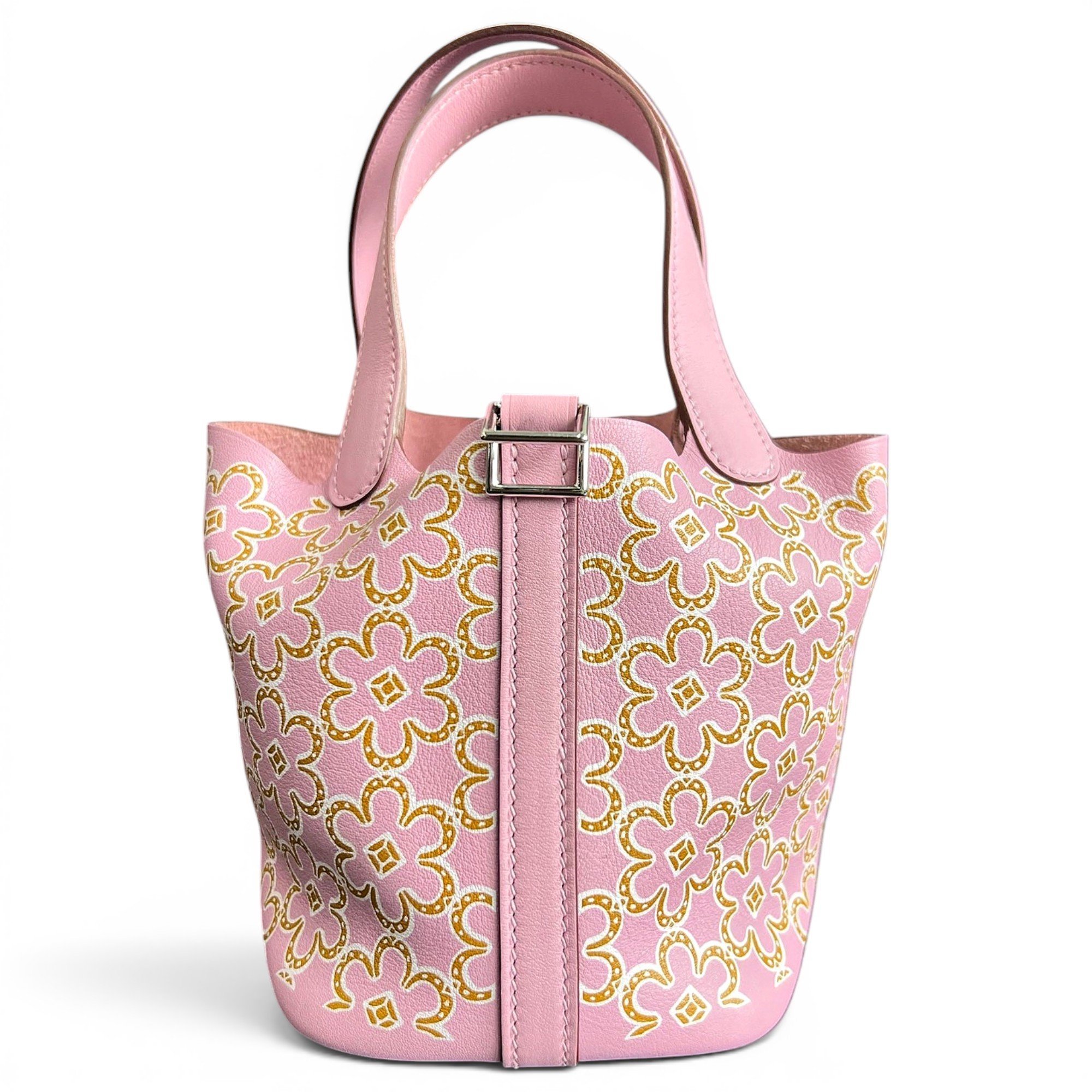 Picotin leather handbag