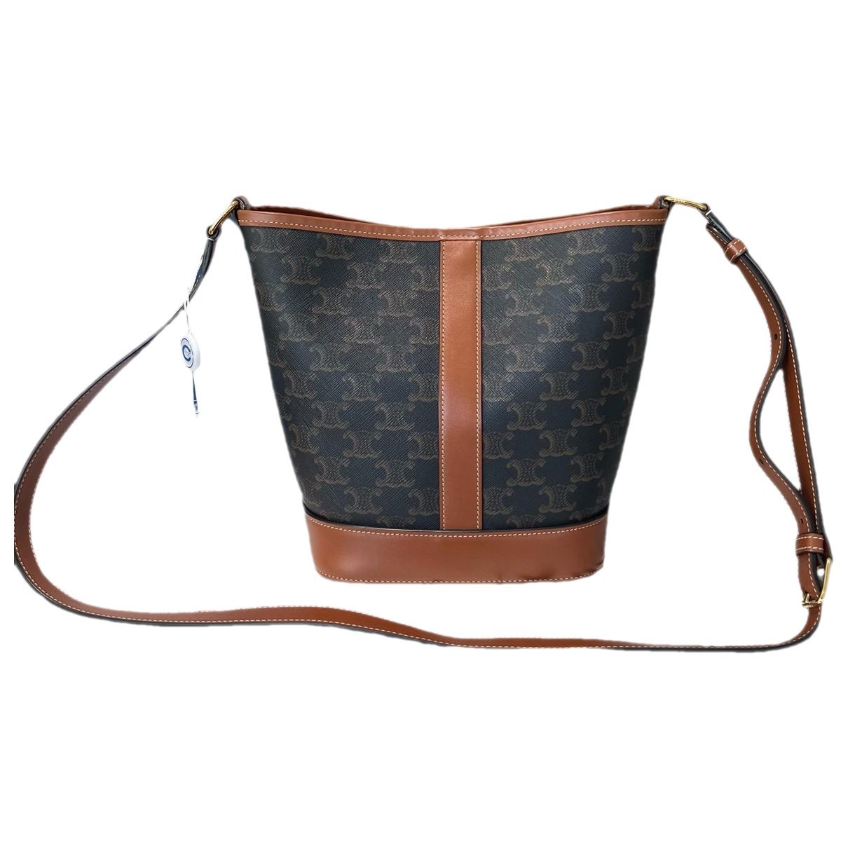 Clasp Bucket leather tote