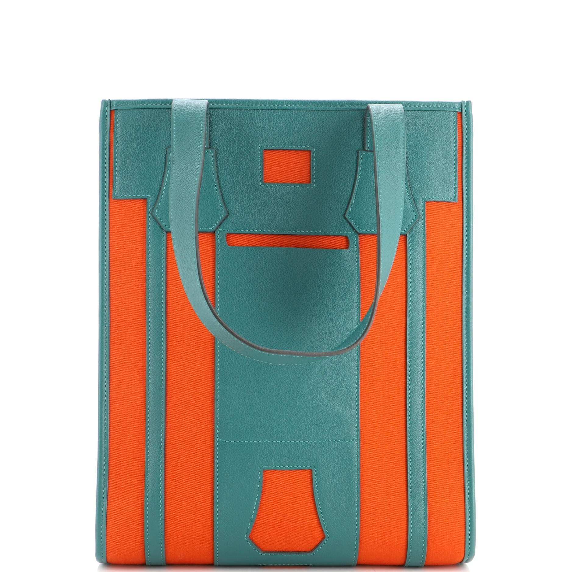 Leather tote