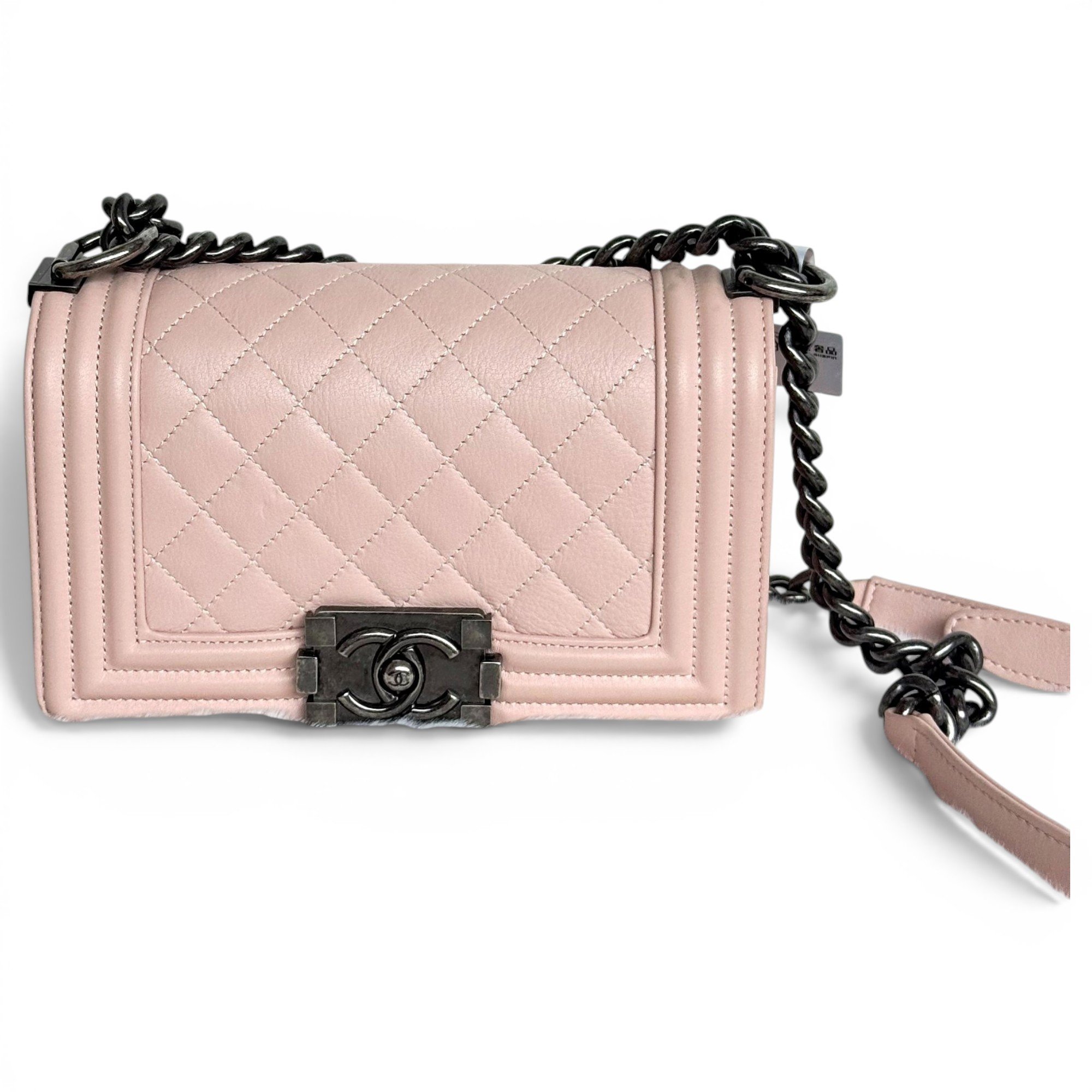 Boy leather crossbody bag