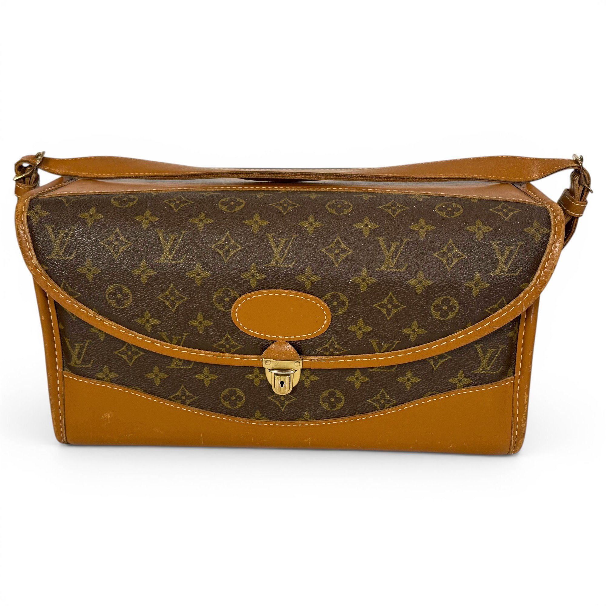 Leather vanity case
