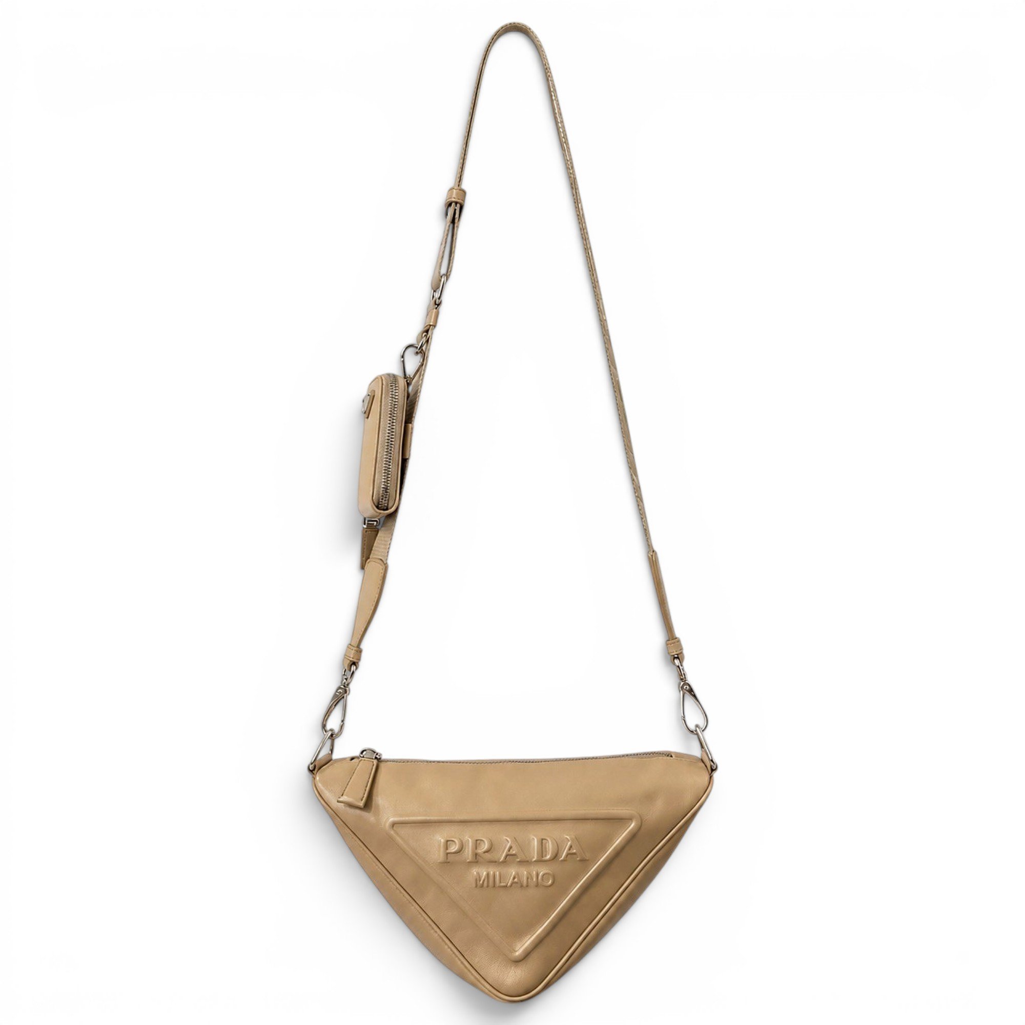 Prada Triangle leather handbag