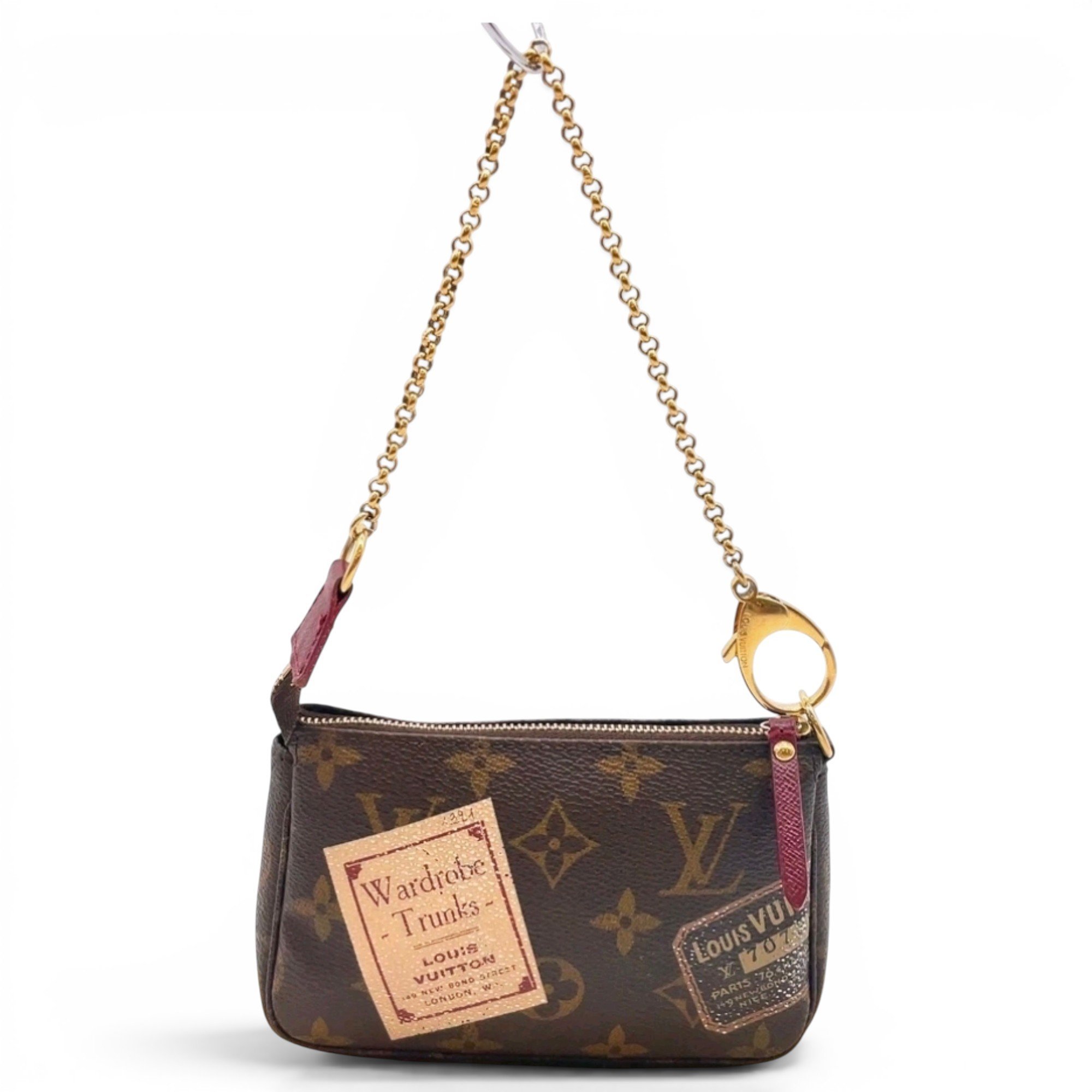 Pochette Accessoire leather handbag