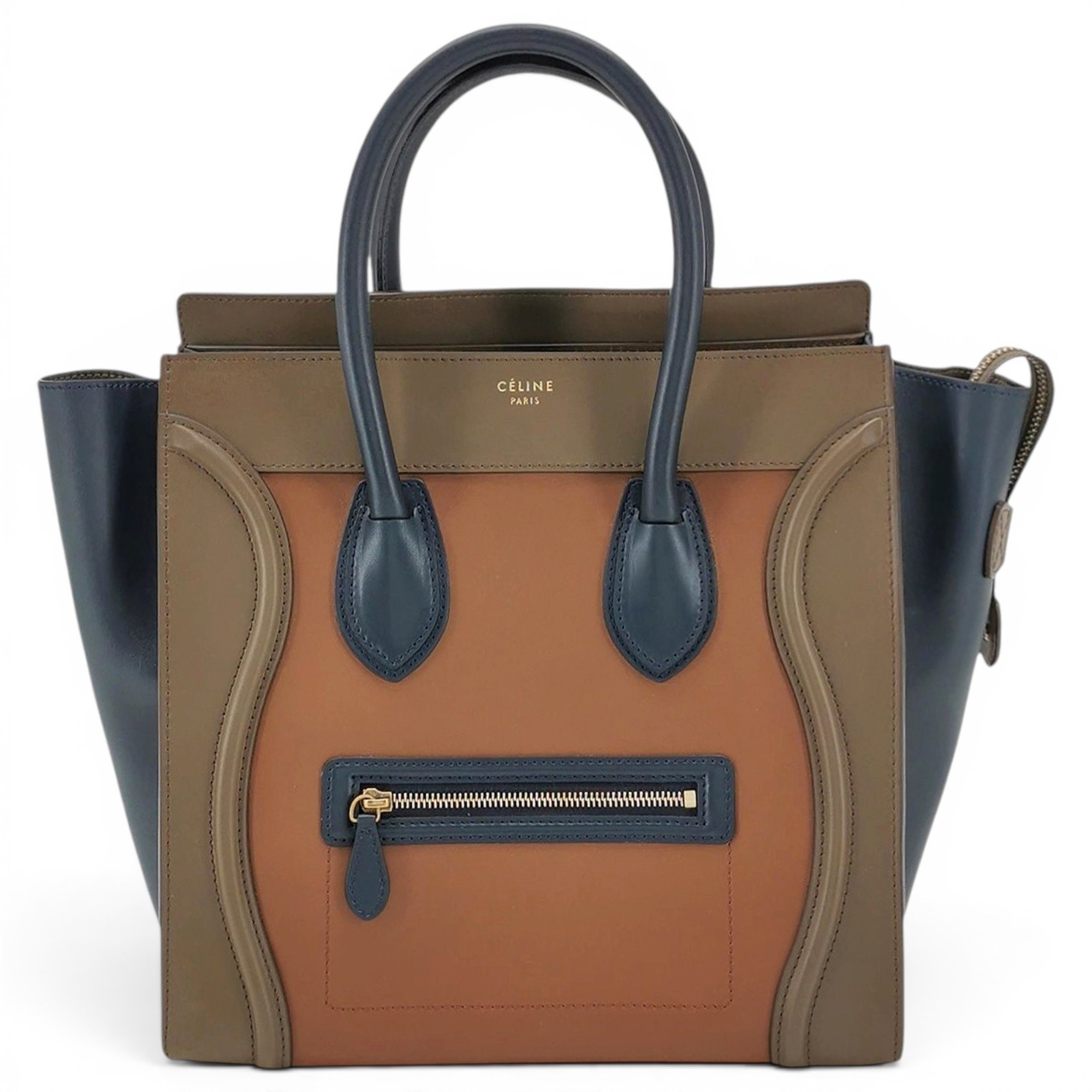 Luggage leather tote