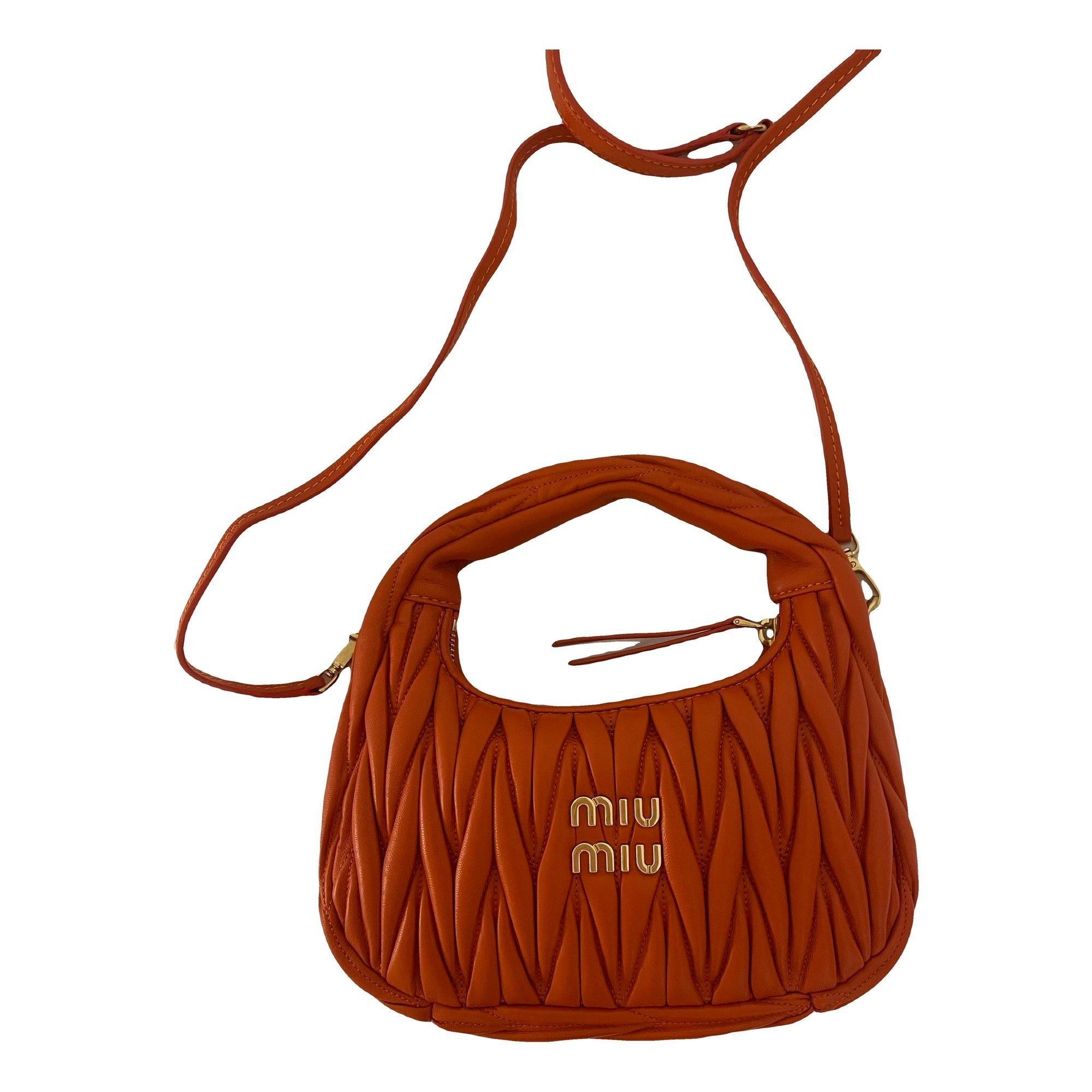 Miu Wander leather handbag