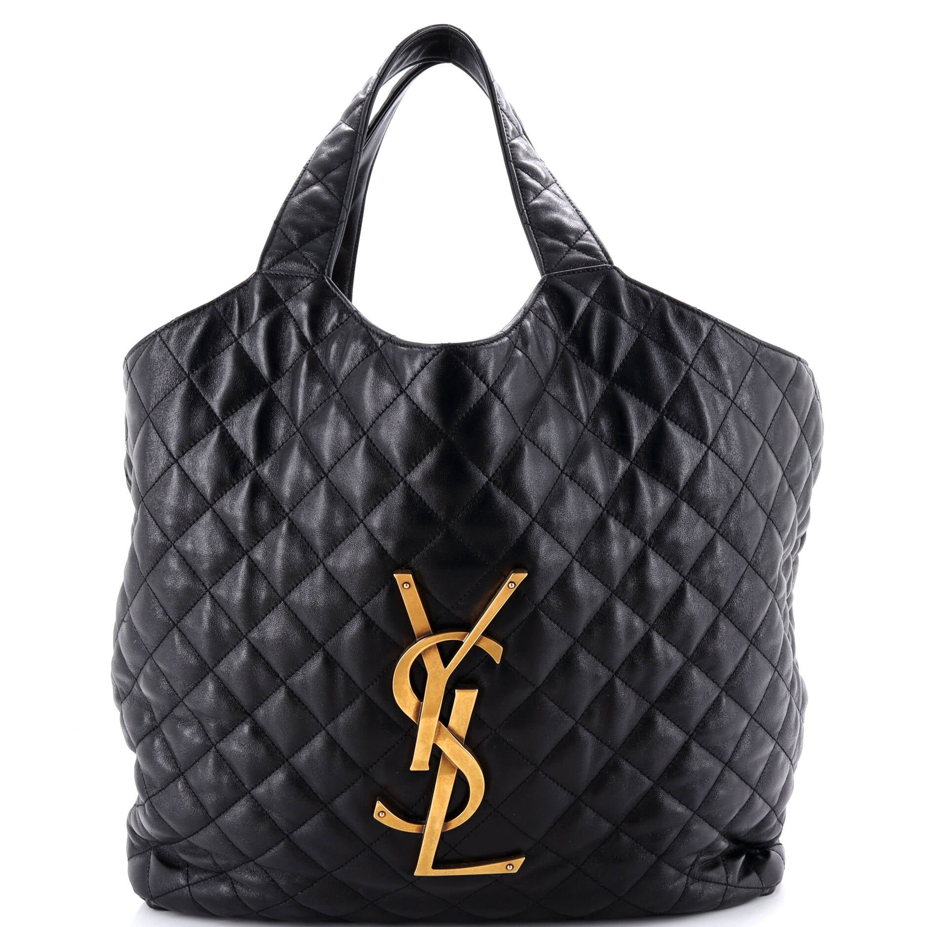 Saint Laurent Icare Shopping Tote Quilted Leather Maxi