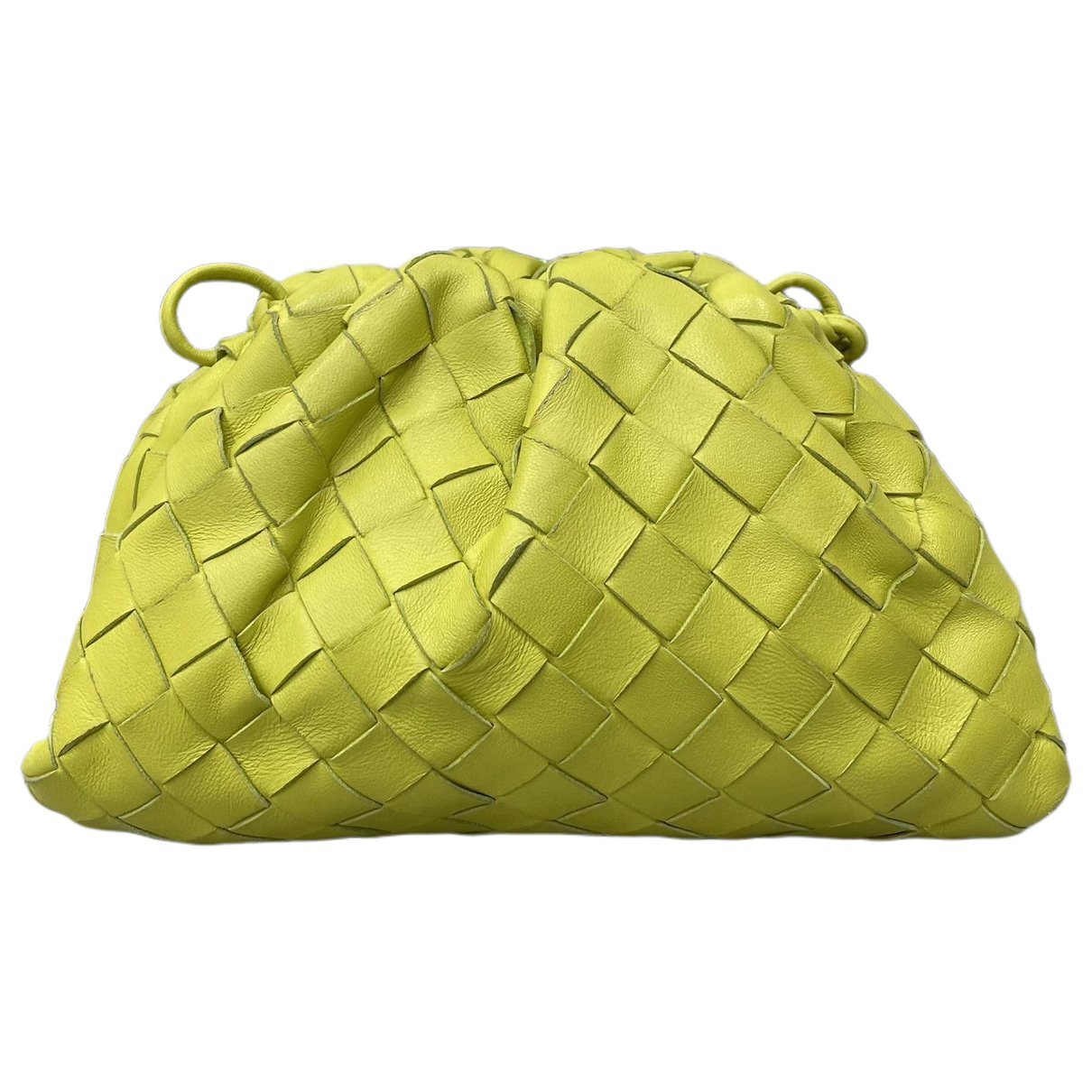 Pouch leather handbag