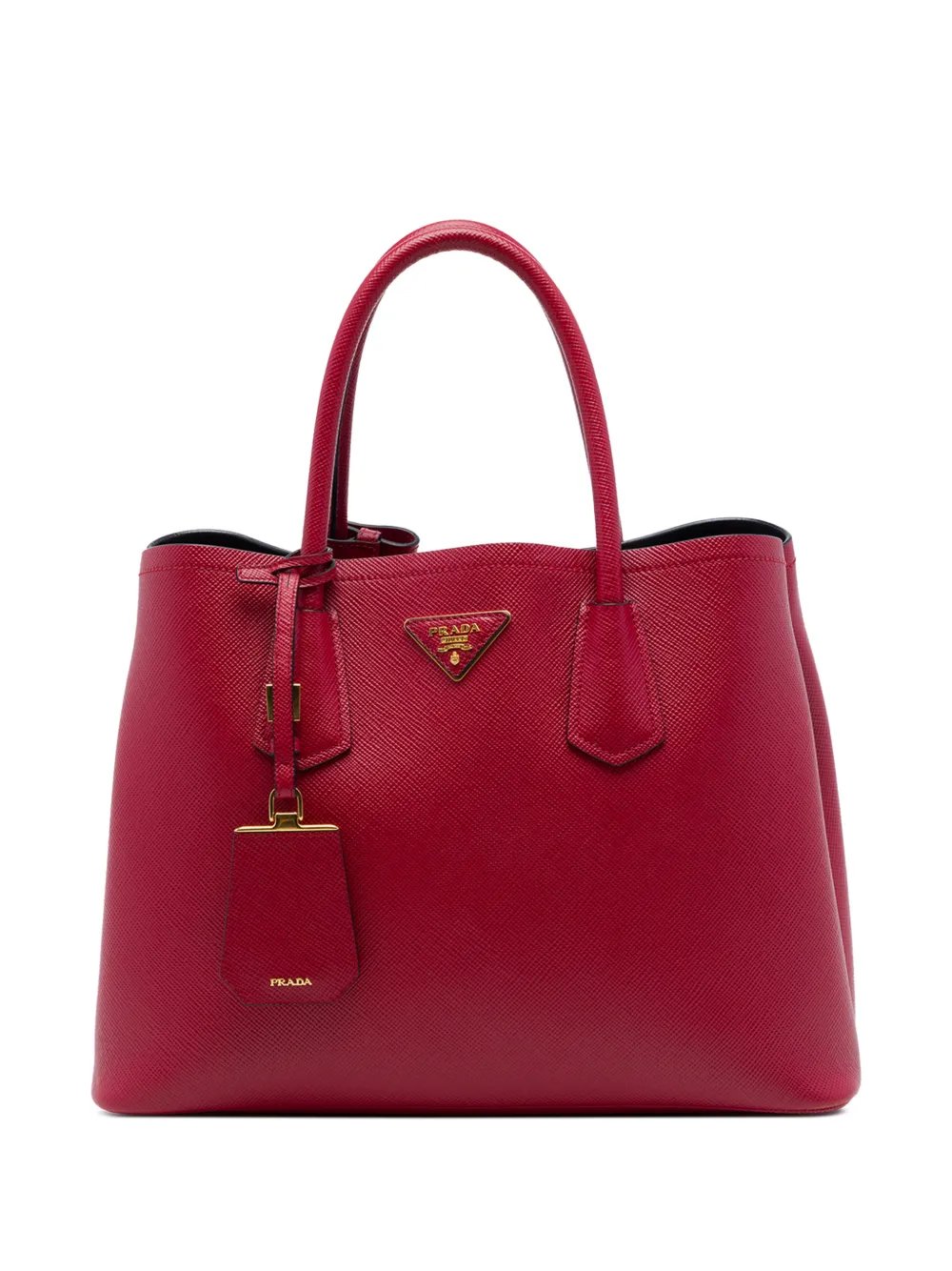 2010-2026 Medium Saffiano Cuir Double satchel