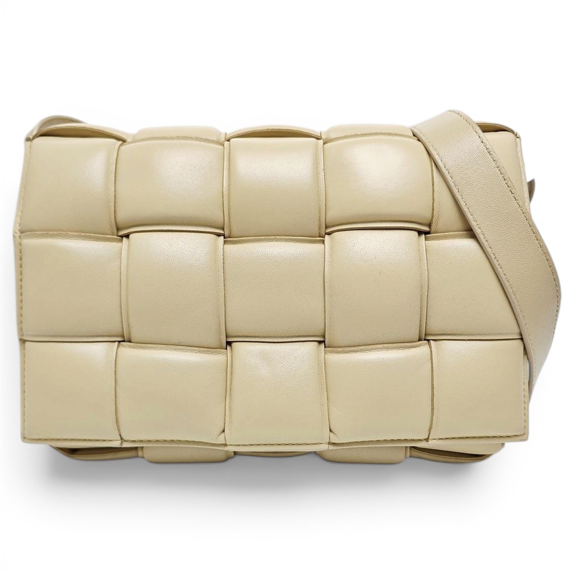 Cassette Padded leather handbag