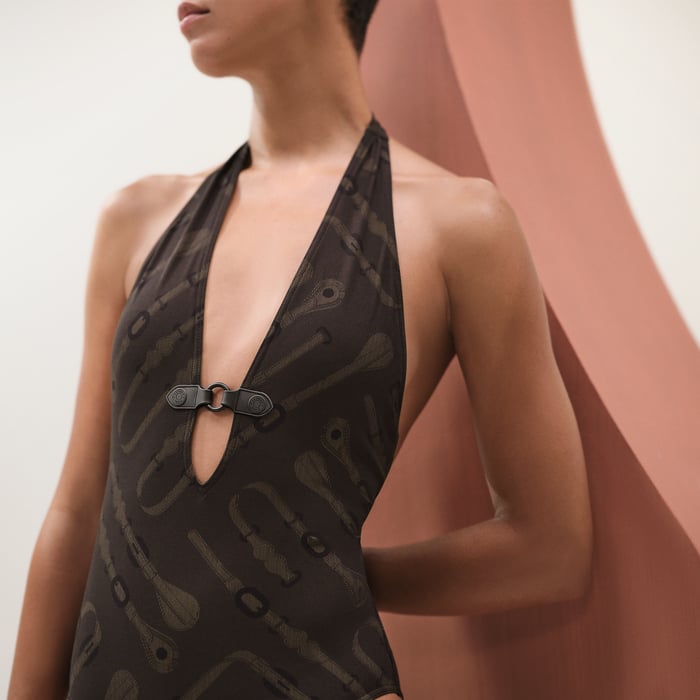 Marron Fusain Emela Swimsuit