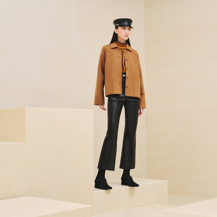 Marron Caramel Cashmere Jacket