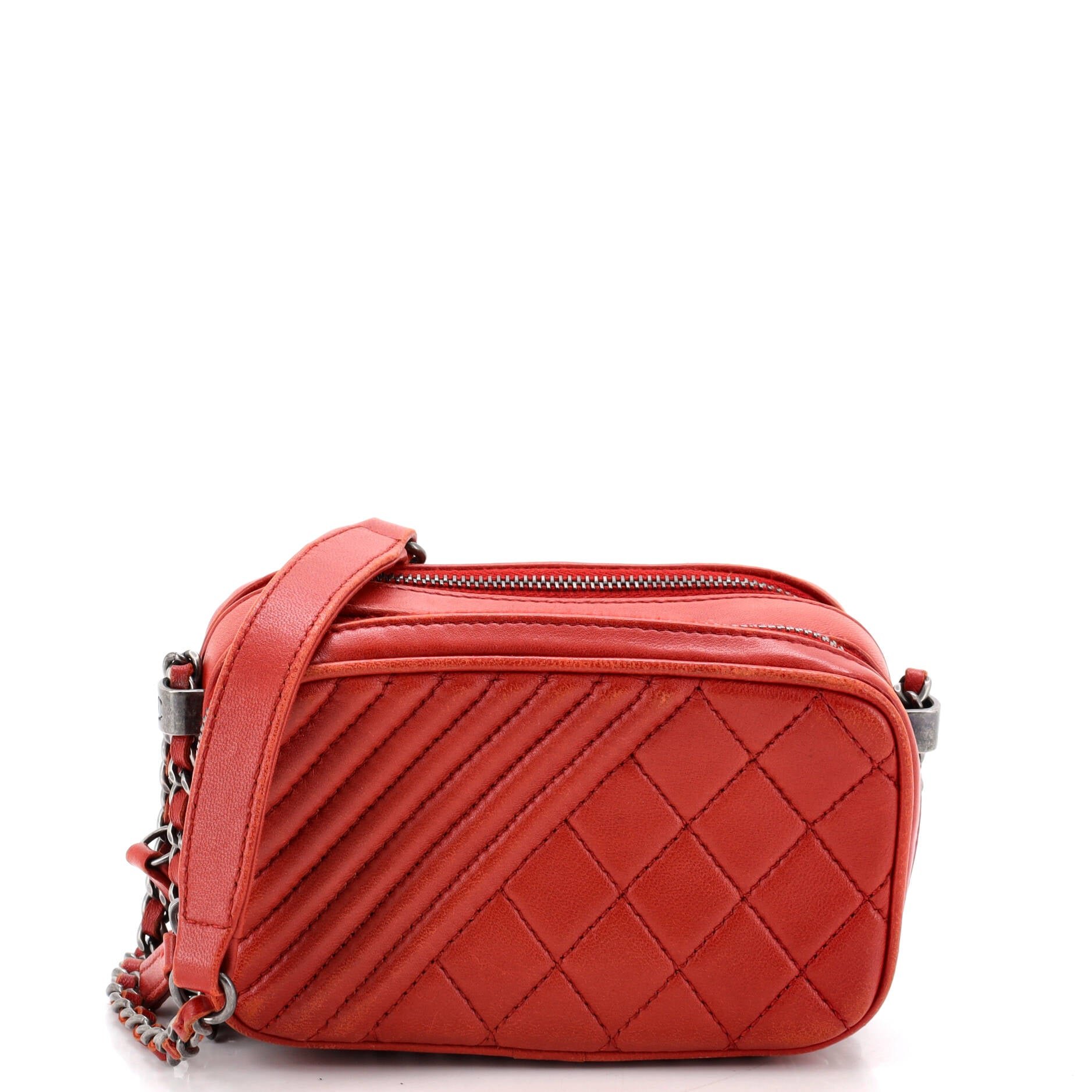 Coco Boy Camera Bag Quilted Leather Mini