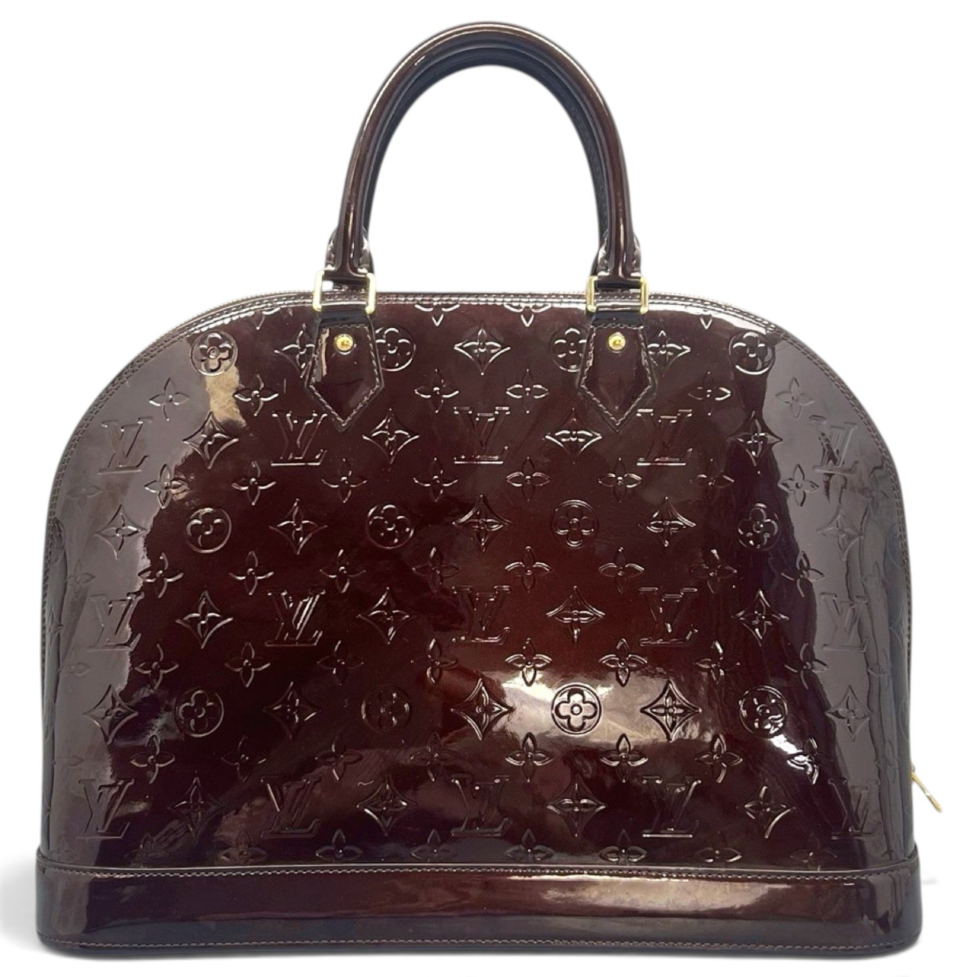 Alma patent leather handbag
