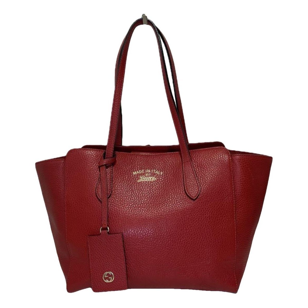 Swing leather tote
