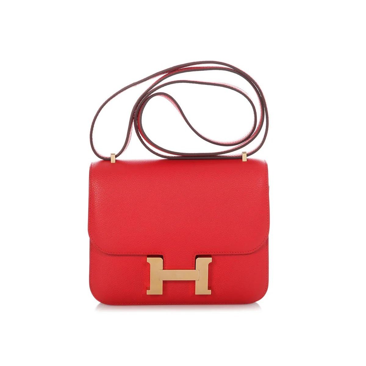 Constance leather crossbody bag