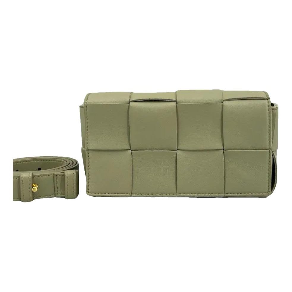 Cassette leather crossbody bag