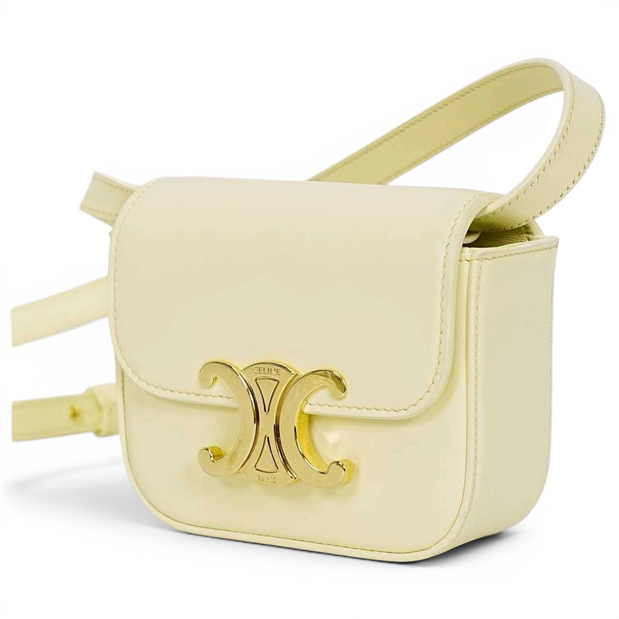 Triomphe leather handbag