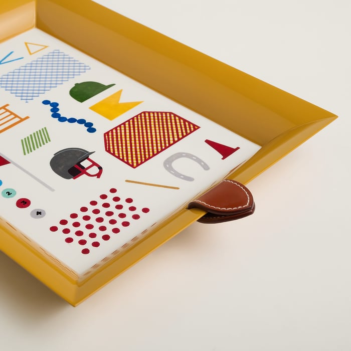 죤 오크르 Atrium Saut Hermès 레터 트레이