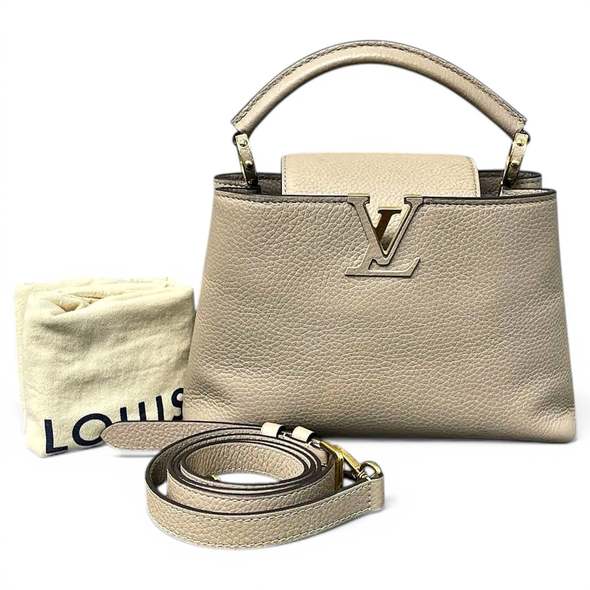 Capucines leather handbag