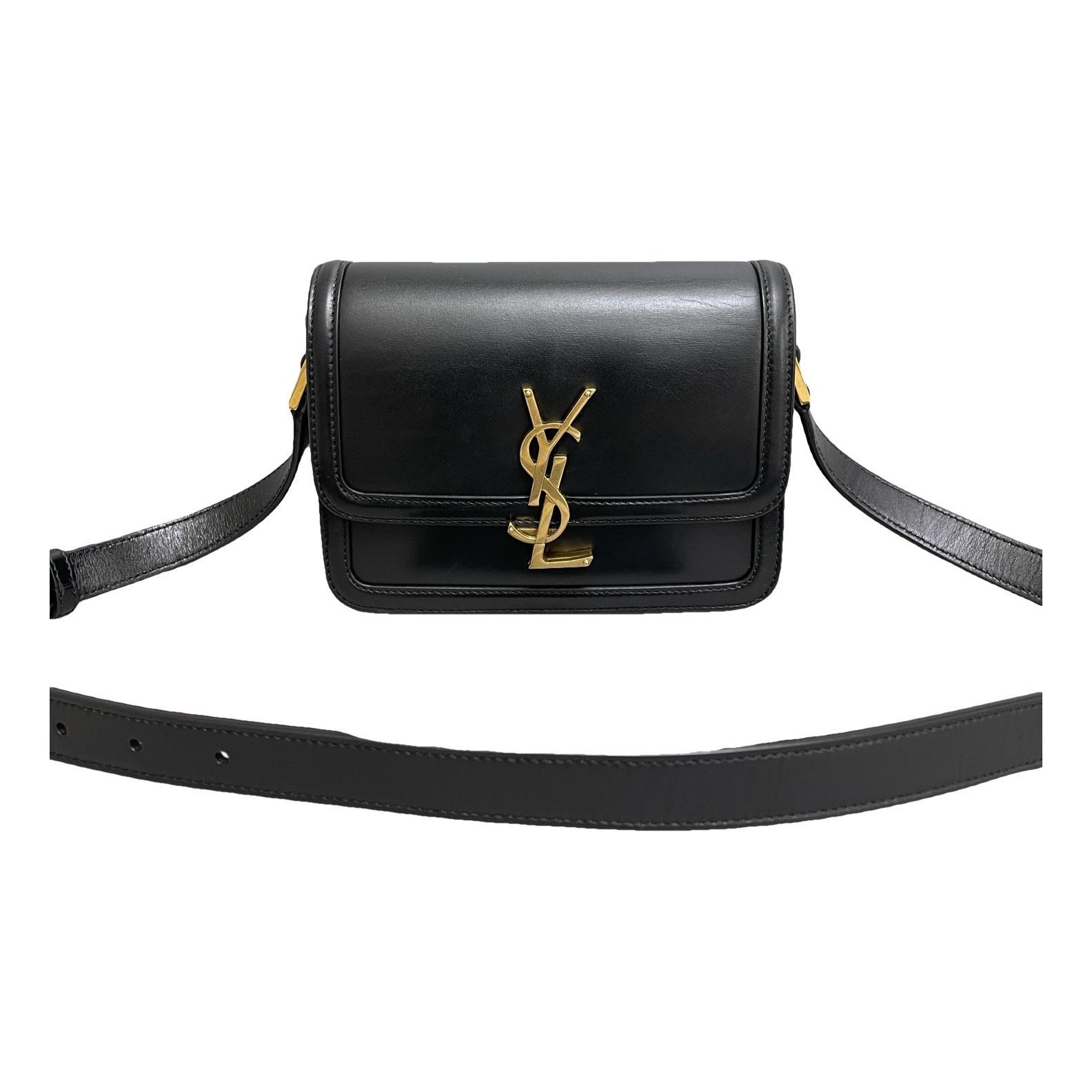 Solférino leather handbag