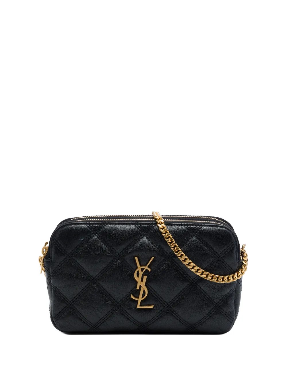 2020 Mini Quilted Lambskin Becky Double Zip crossbody bag