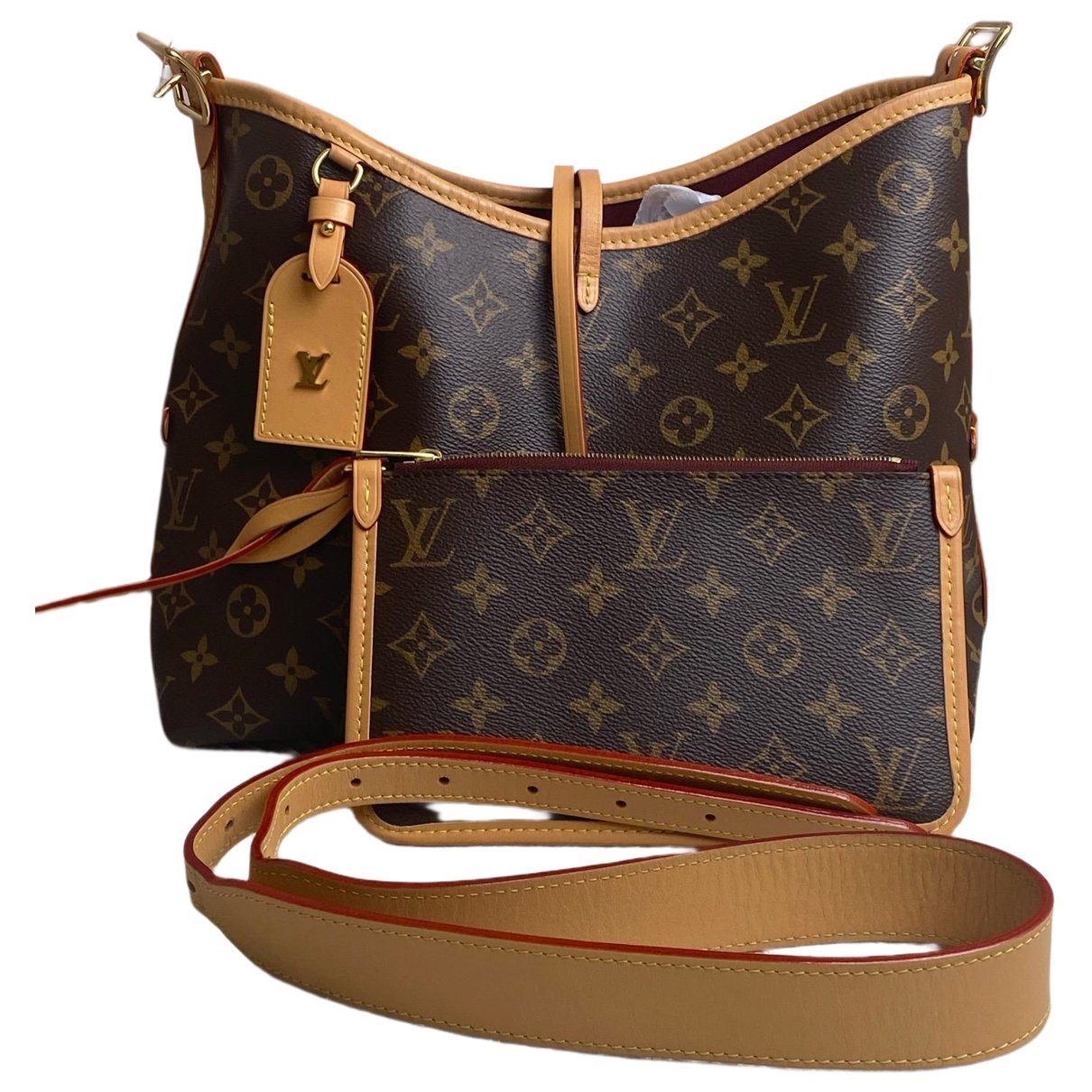 Graceful leather handbag