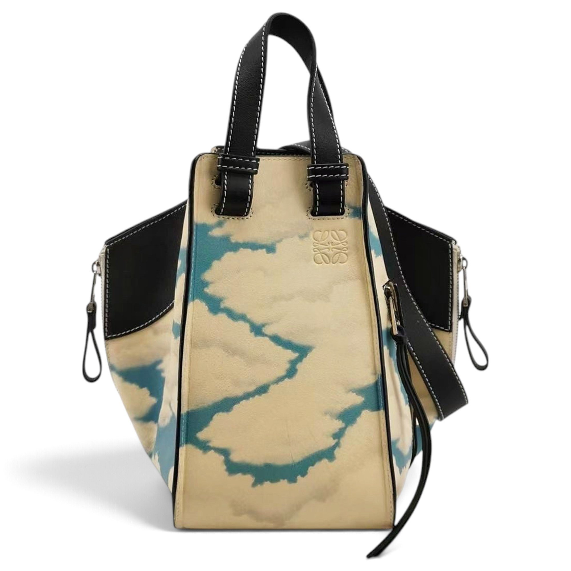 Hammock leather handbag