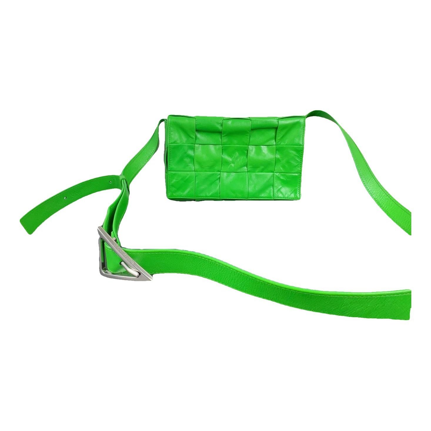 Cassette leather handbag