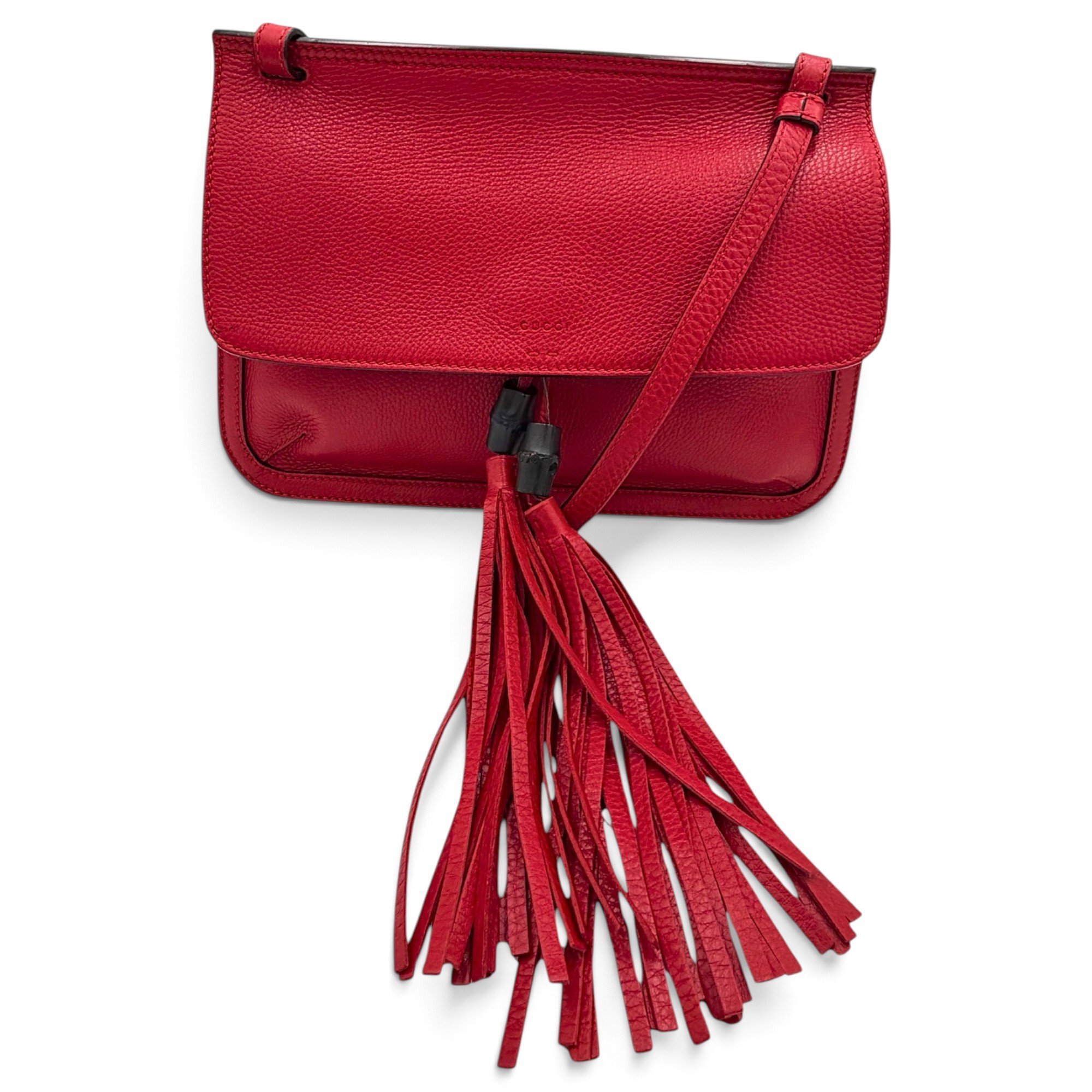 Bamboo Daily Top Handle leather crossbody bag