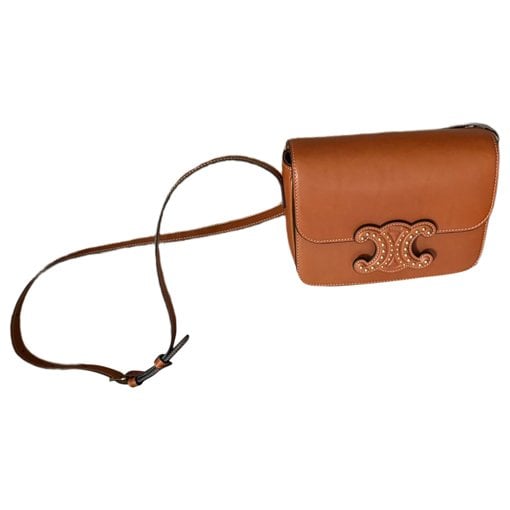 Triomphe leather crossbody bag