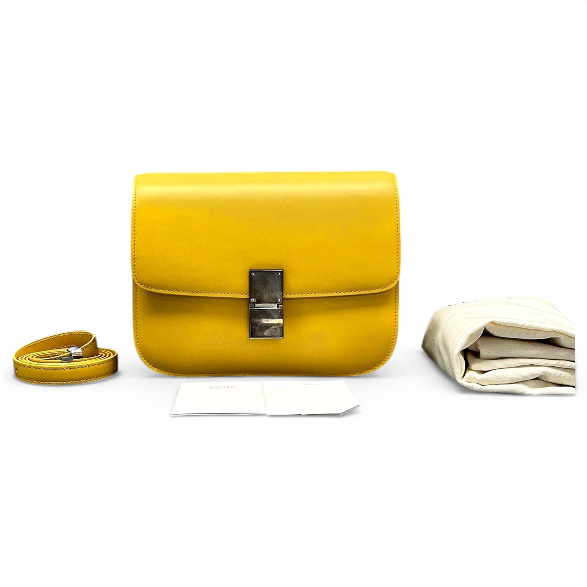 Classic leather handbag