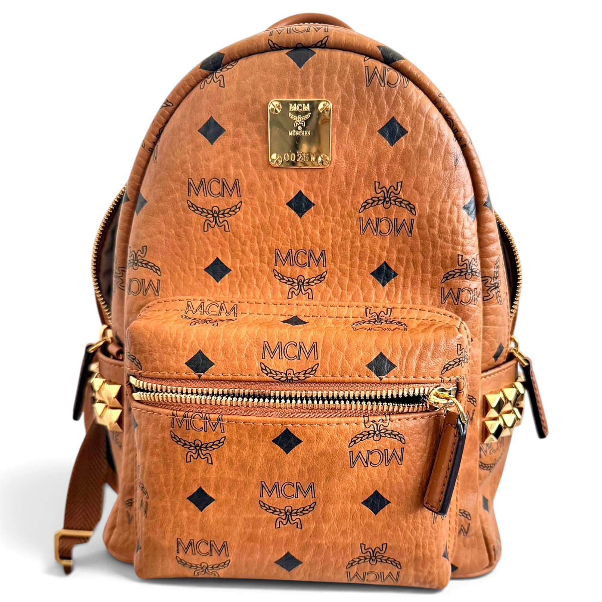 MCM Stark leather backpack