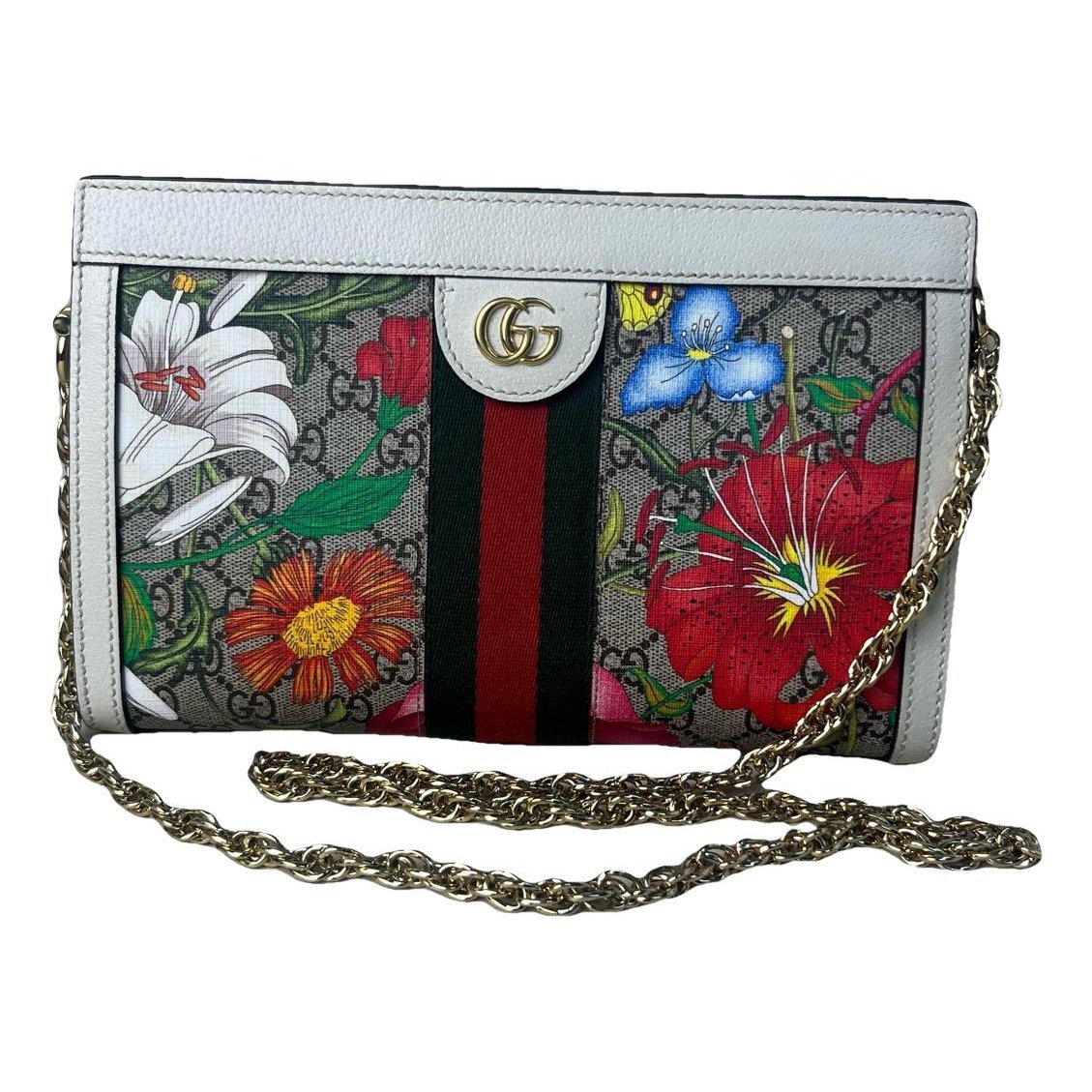 Ophidia Chain leather handbag