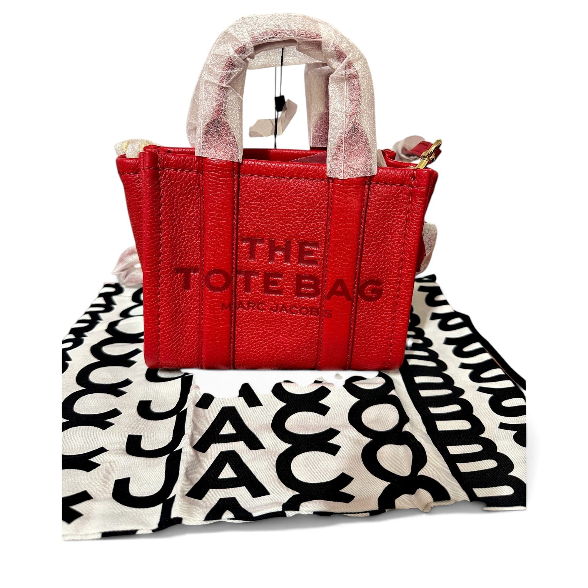 The Tag Tote leather tote