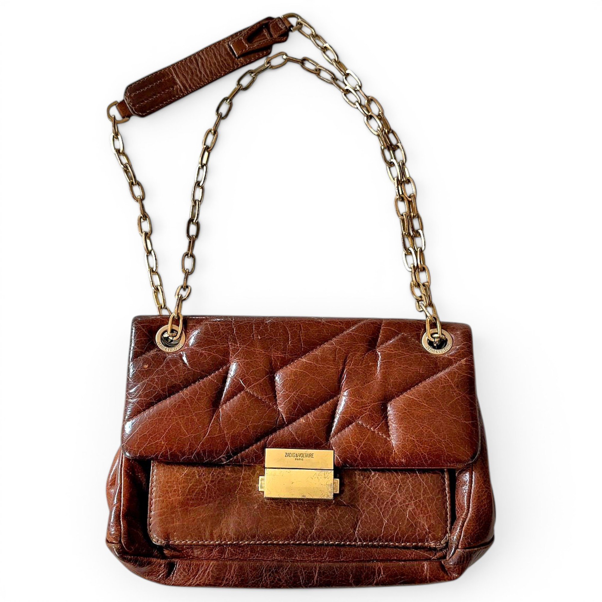 Ziggy XL leather crossbody bag