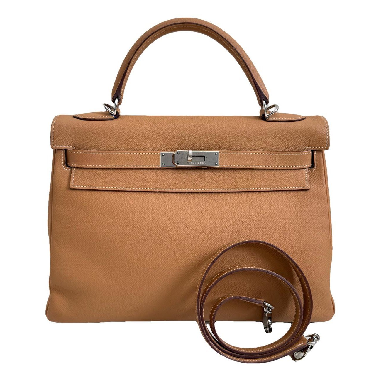 Kelly 32 leather handbag