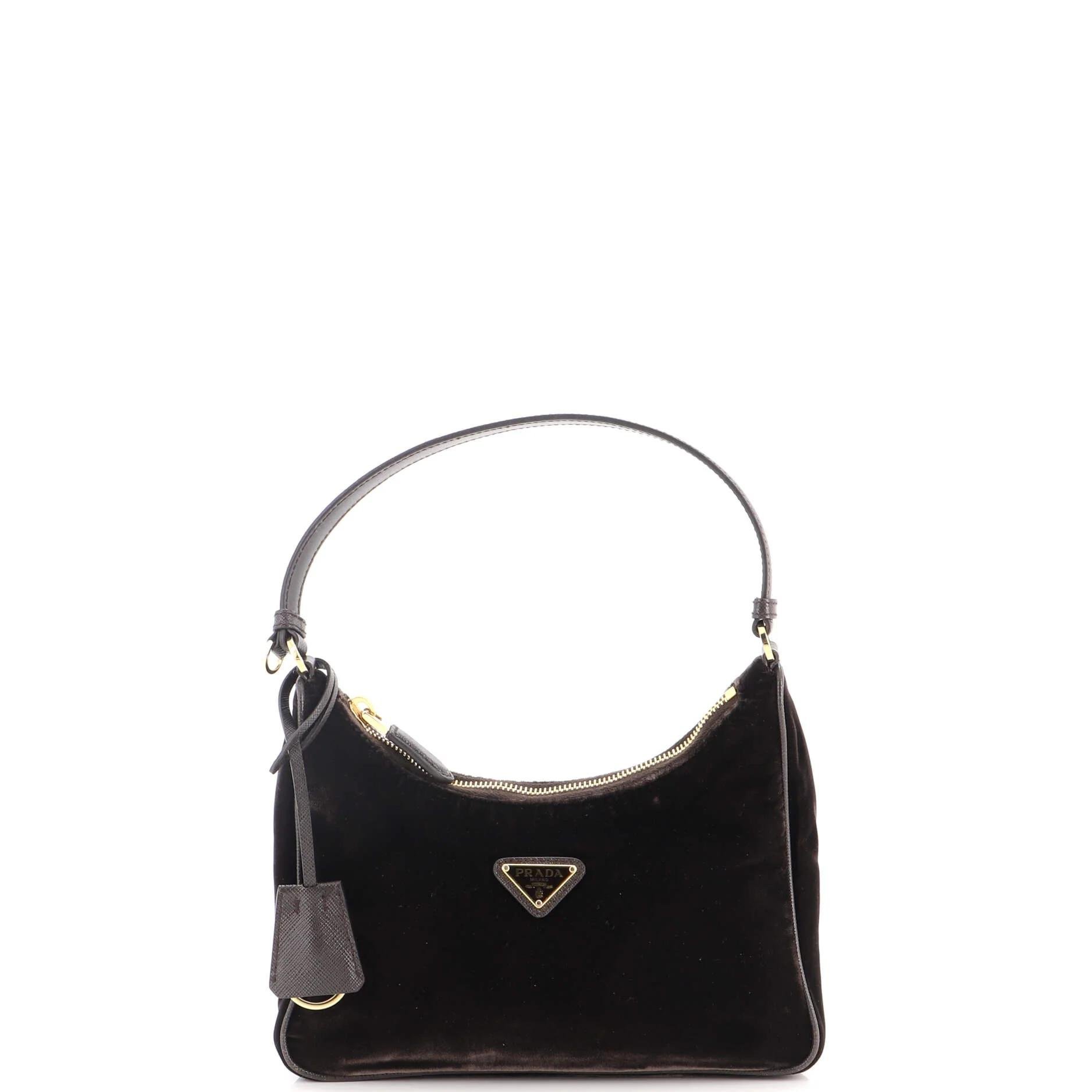 Velvet handbag