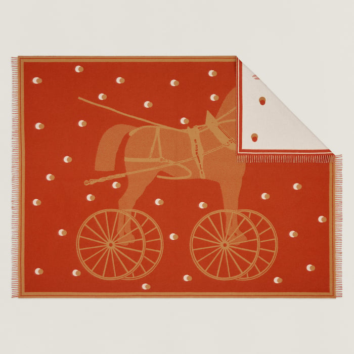 Terracotta Cheval Cabriolet Blanket