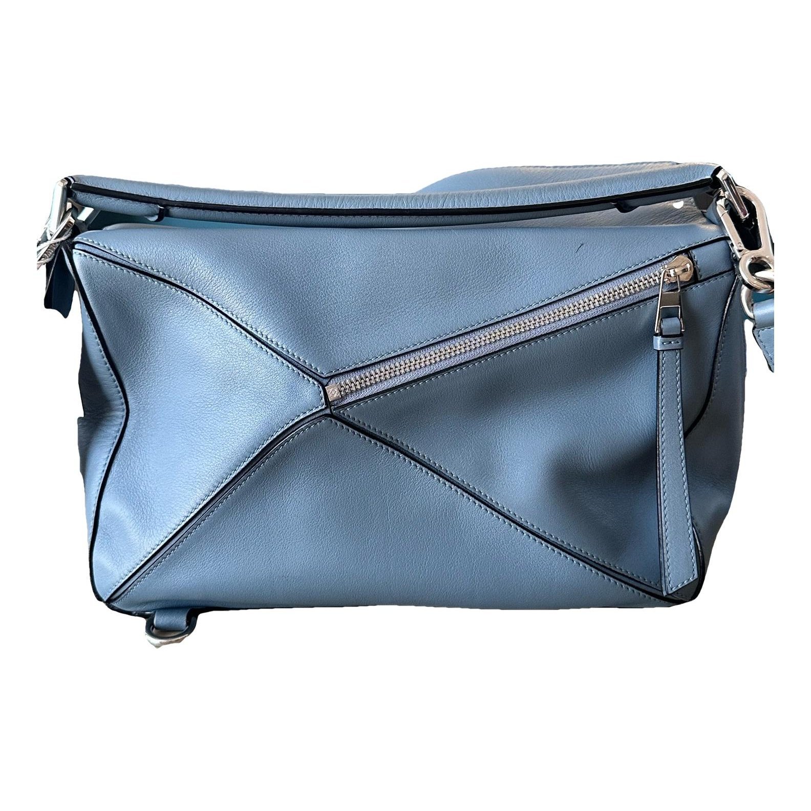 Puzzle leather bag