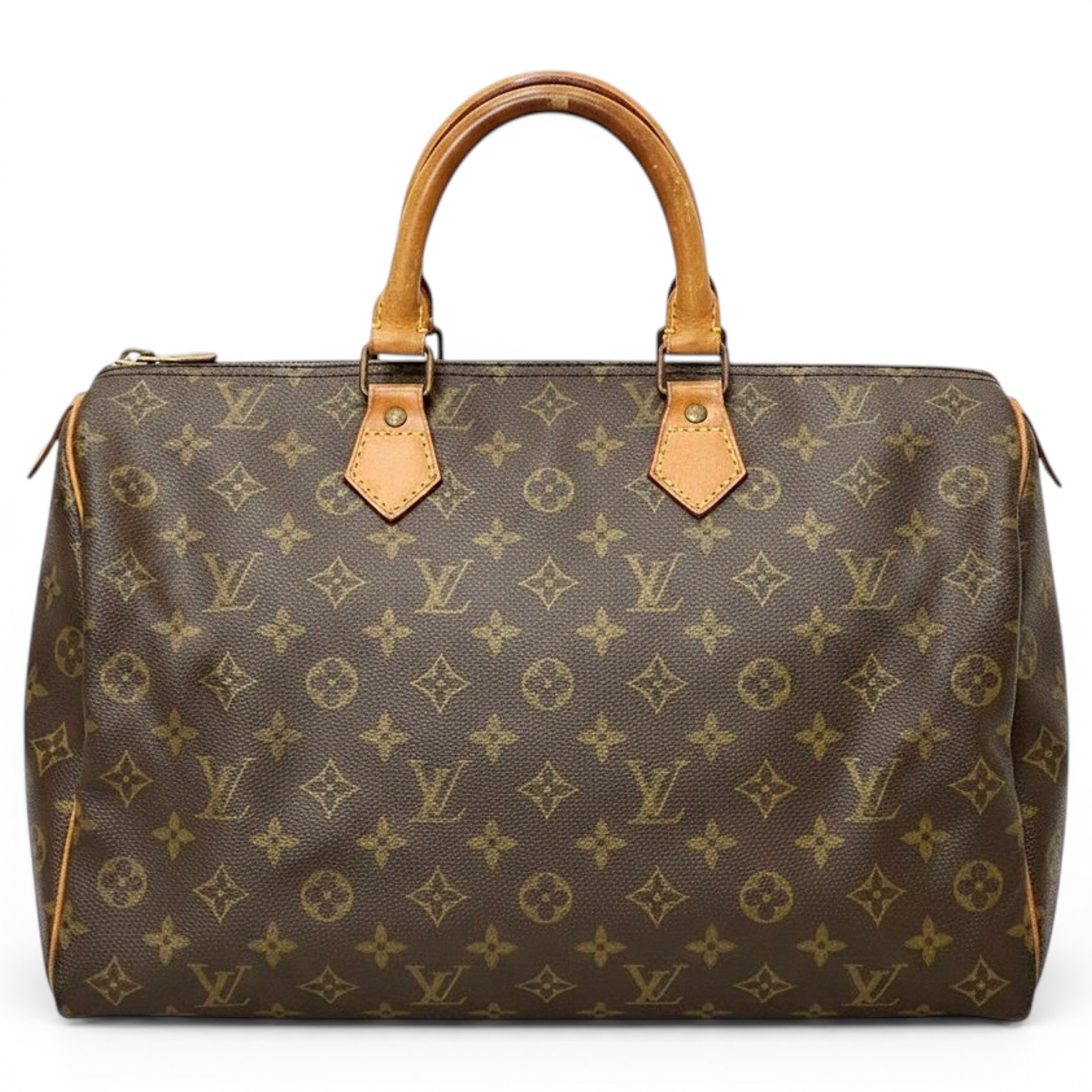 Speedy leather handbag