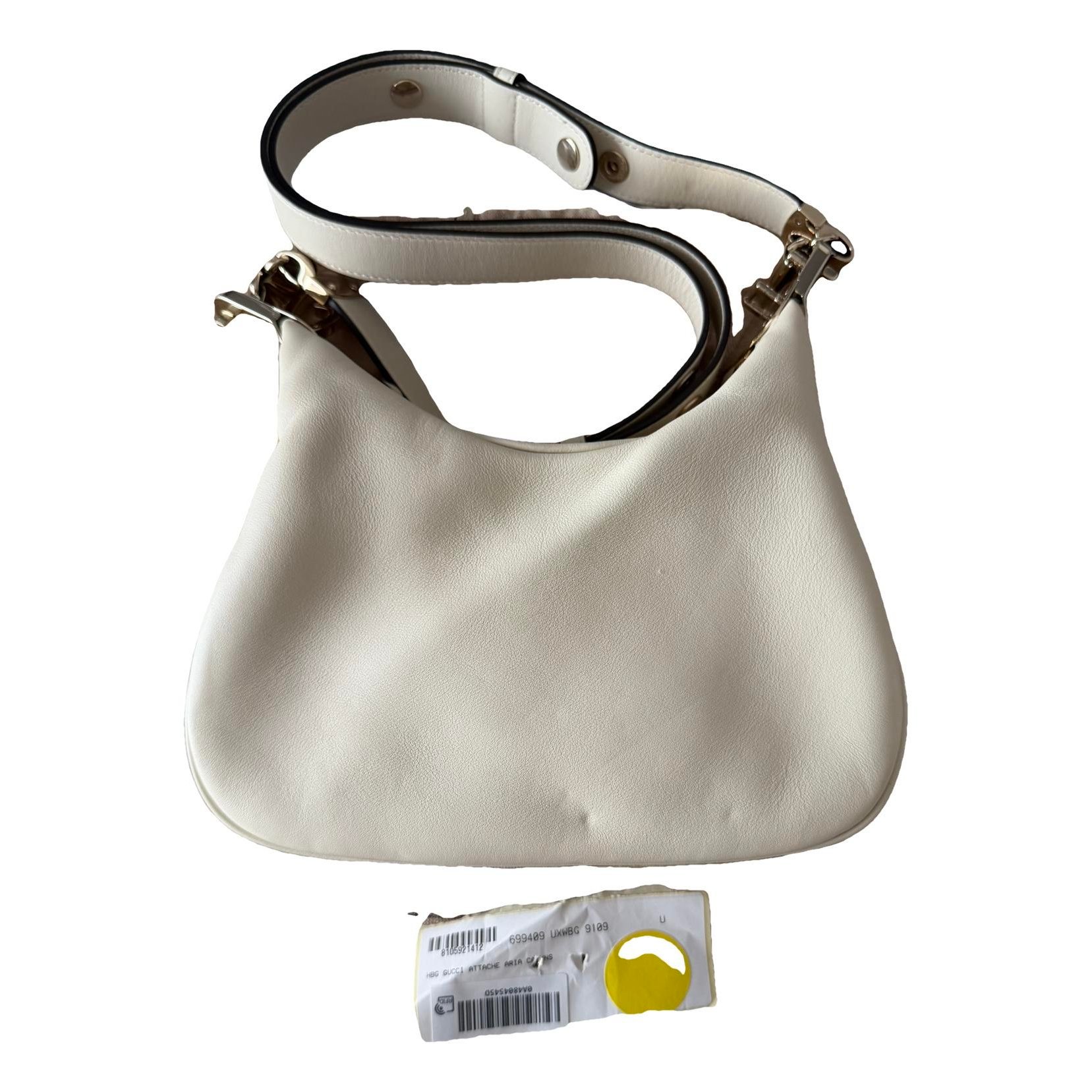 Attache leather handbag