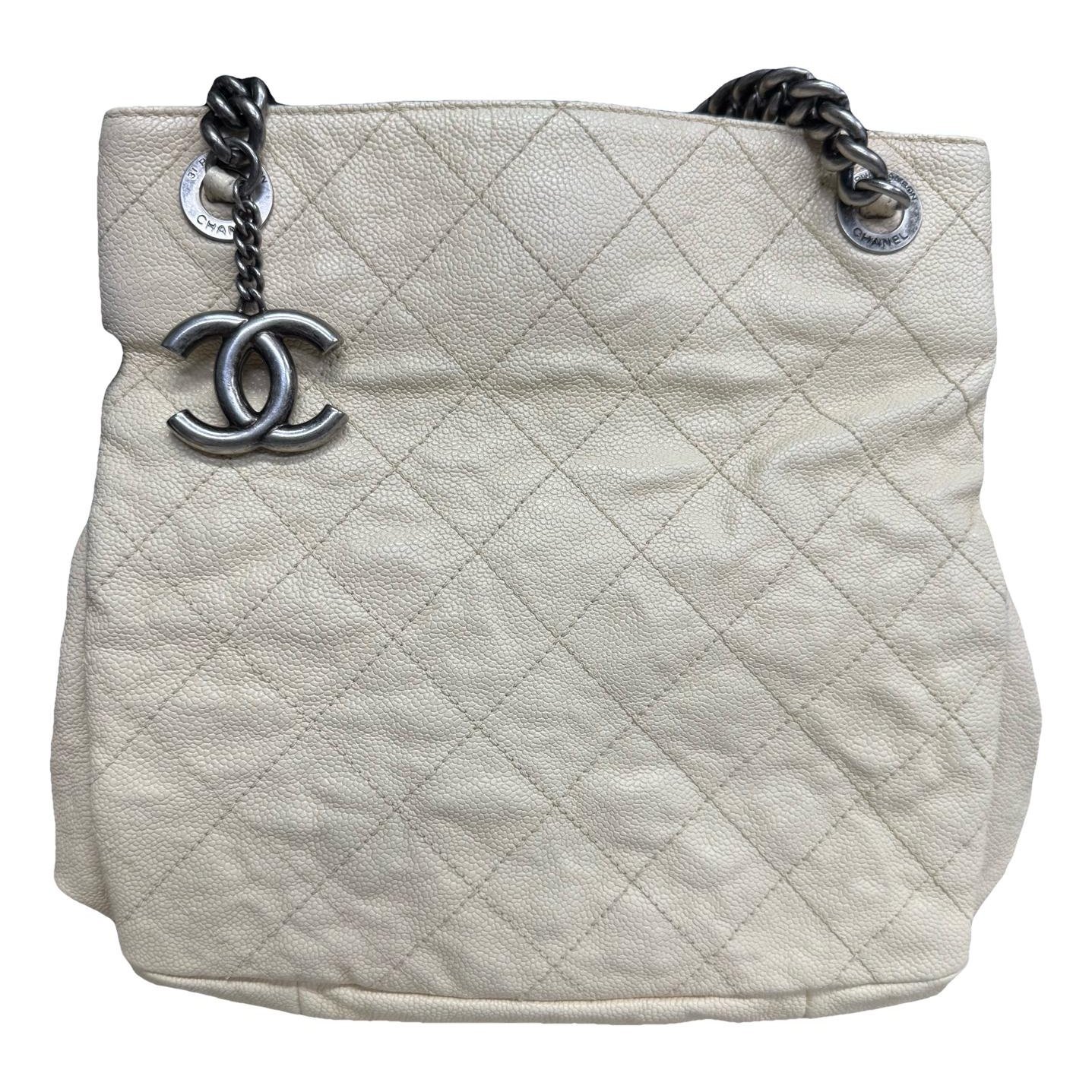 Leather tote