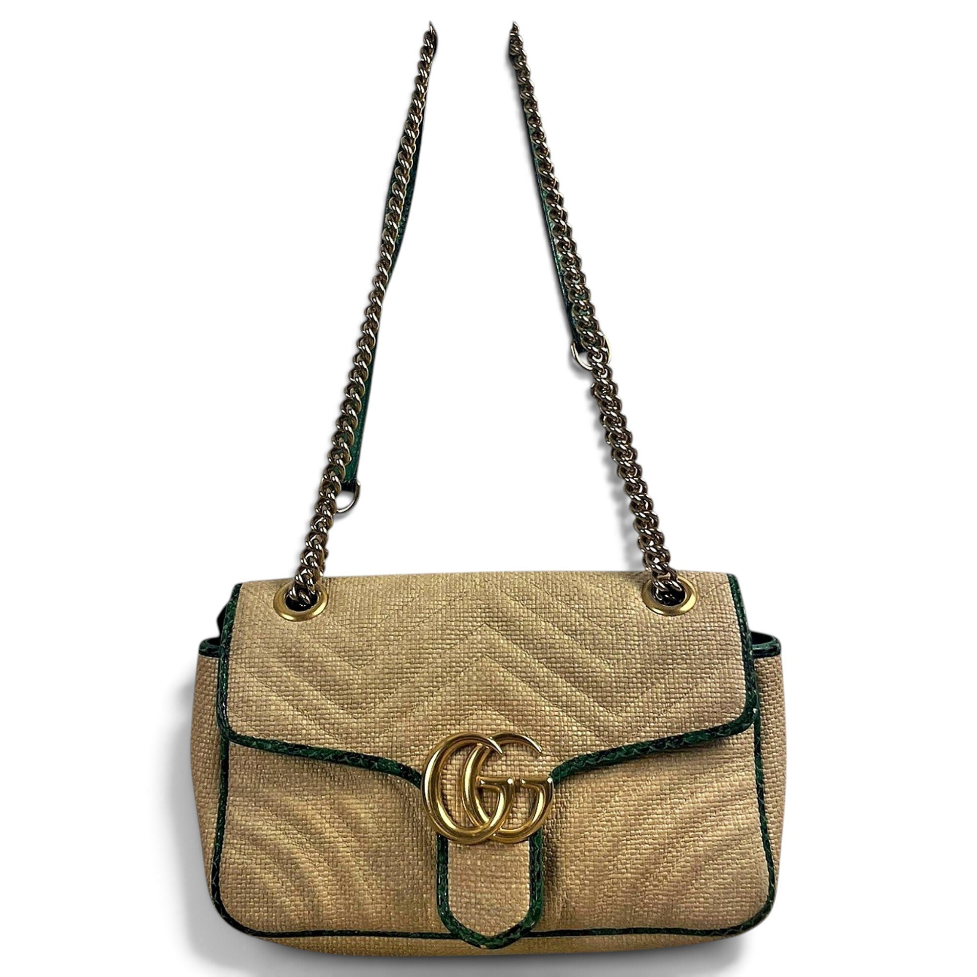 GG Marmont Flap leather crossbody bag